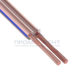 Кабель акустический 2х4,0 Rexant BLUELINE прозрачный