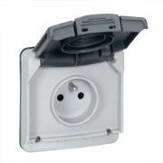Механизм розетки с крышкой Legrand Plexo IP66