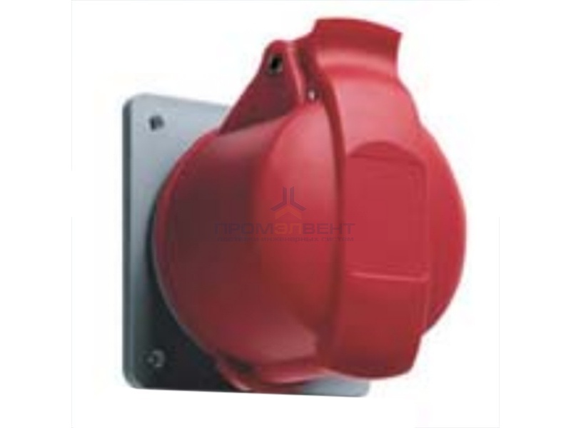 Розетка встраиваемая прямая ABB 332 RU6 IP44 32A 3P+E