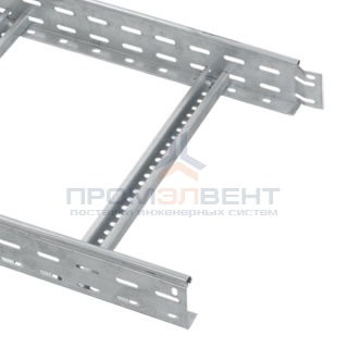 Лоток лестничный 100х400х3000 ИЭК толщина лонжерона 1,2мм