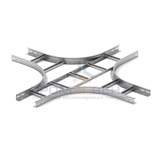 Крестообразный разветвитель для лестничного лотка НЛО 200х50х3000 OSTEC