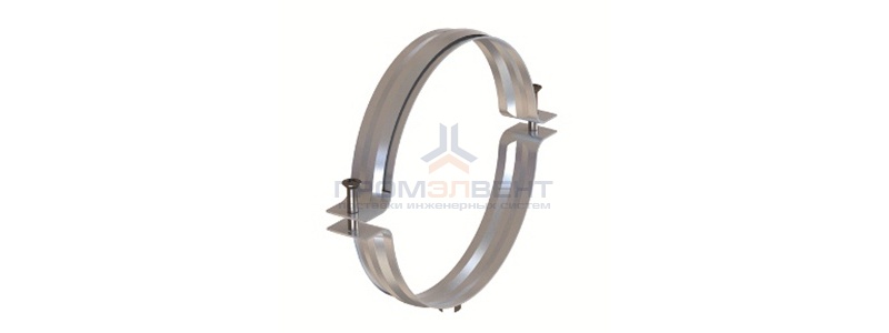 Хомут для тяжелых нагрузок 200мм, без изоляции