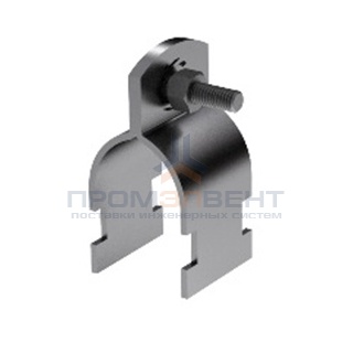 Разборный хомут для труб d 2 1/2, без изоляции