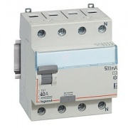 УЗО Legrand DX3 ВДТ 4П 40А 500мА тип A