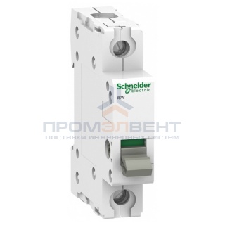 Выключател нагрузки iSW Acti 9 Schneider Electric 1П 63A (модульный рубильник)