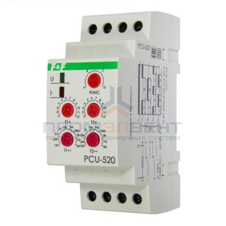 Реле времени многофункциональное PCU-520 0.1с - 24дн., 2Х8А, 2NO/NC
