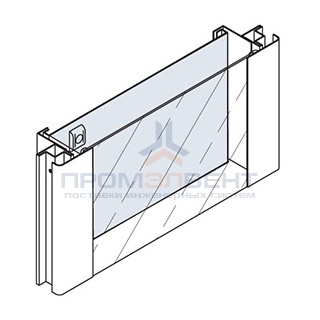 Дверь секционная, внутренняя, В400мм Ш600мм