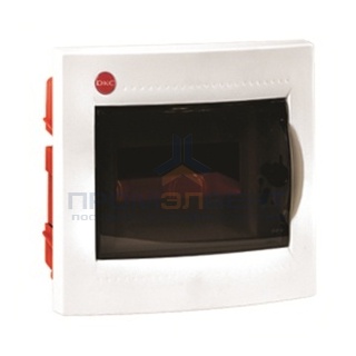 Щиток встраив. с дверцей   8мод., IP41, белый, с клеммн.блоком в компл. 1х87508 и замком