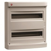 Щиток настен. без дверцы 36мод., IP40, серый, с усил. клеммн.блоком в компл. 2х87312