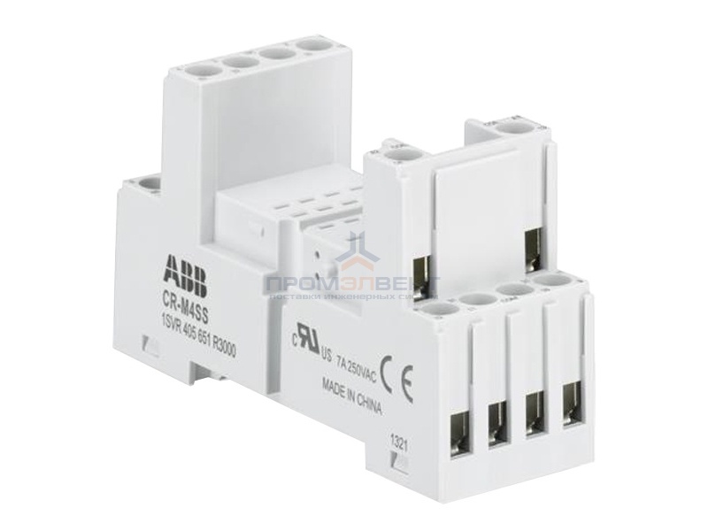Цоколь ABB CR-M4SS (стандартный) для реле CR-M 2/4ПК
