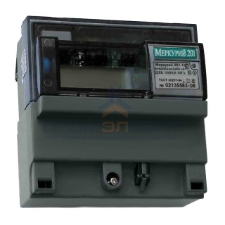 Электросчетчик Меркурий 201.4  10-80А/220В кл.т.1,0 однотарифный ЖКИ